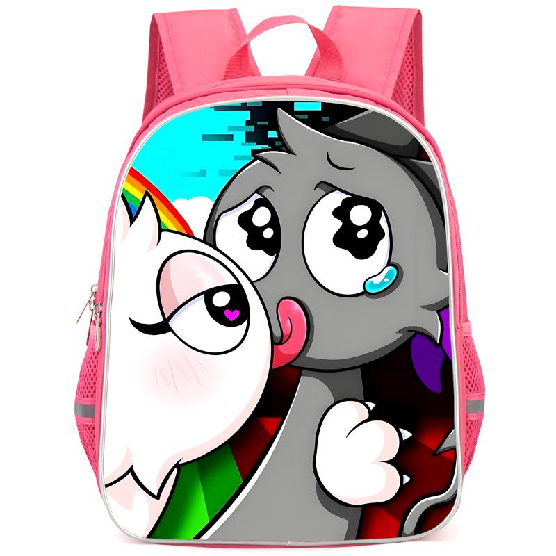 Rhythm Box Sprunki Hra Anime Batoh Studentský Školní Taška Počítačová Taška