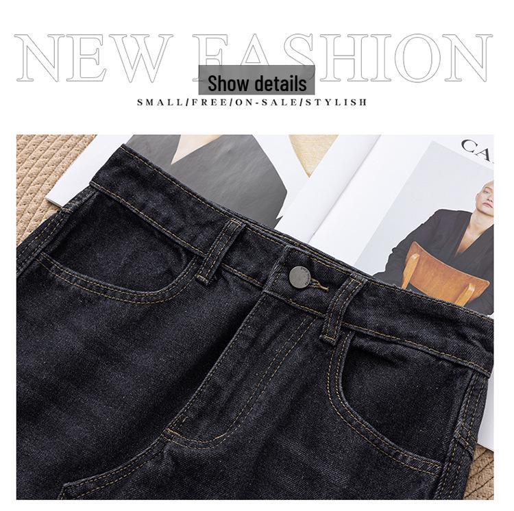 Gonna midi bodycon a coda di pesce in denim a vita alta rétro Autunno/Inverno 2025 con design snellente e modellante per i fianchi