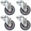 Day and Night - Day and Night Swivel Casters with Pin Hole 24 Pack 50mm