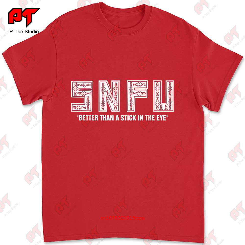 

Snfu Better Than A Stick In The Eye Album Tshirt 9TCQ S