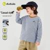 Dudu Family Kids' Long Sleeve Striped T-Shirt