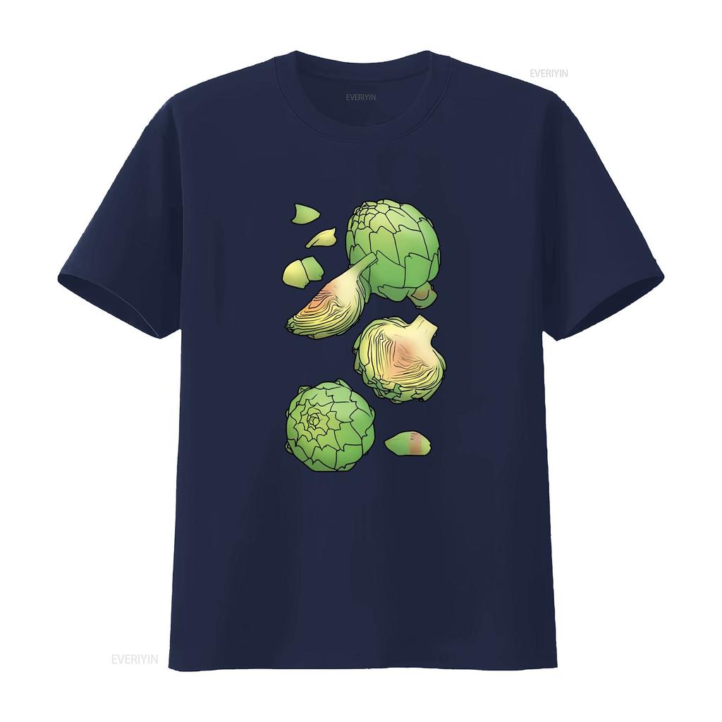 Artichoke T Shirt 100 Cotton S Xxl Ta040671 Vintage Washed Streetwear Stylish Breathable Soft Designer Clothes Comfortable