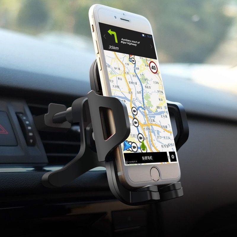 

Car Phone Holder Automotive Device Mount Car Navigation Rack Multifunctional in the Car Air Outlet Suction-Cup Car Support Frame [Upgraded Model] Air Outlet Navigation Bracket