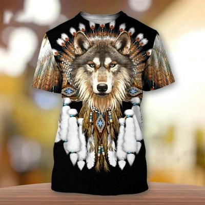 Boho-Herren-T-Shirts, 3D-Druck, Stretch, indisches Design, Paar-Straßen-T-Shirts, Sommermode, Kleidung, T-Shirts