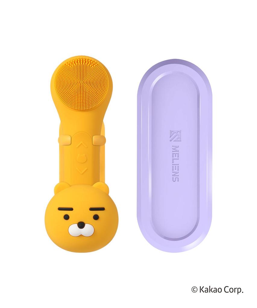 Kakao Silicone Vibrating Cleanser (Stand Included) + Portable Case Set, Facial Cleansing Brush, Deep Cleansing, Pore Care