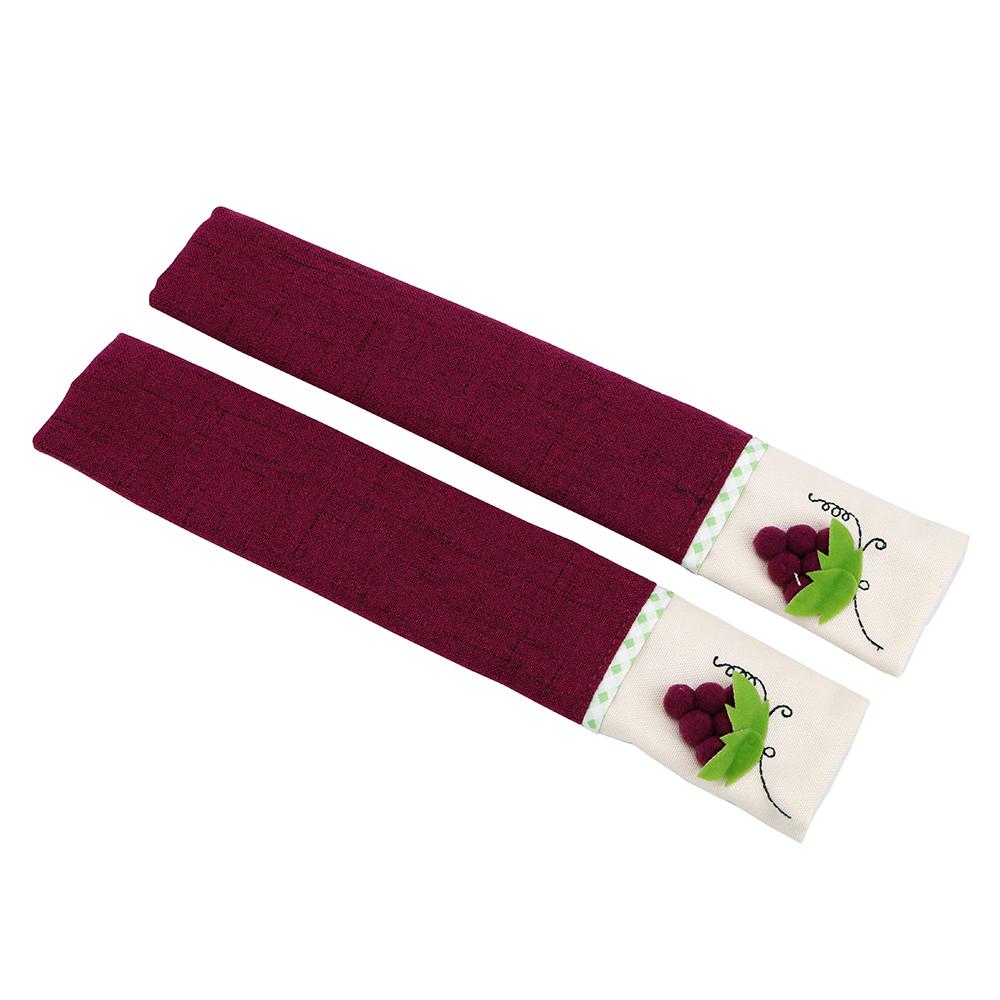 

HILIFE 1 Pair Cotton Refrigerator Door Knob Cover Home Decor Oven Door Handle Cover Handles Anti Skid Protector Gloves