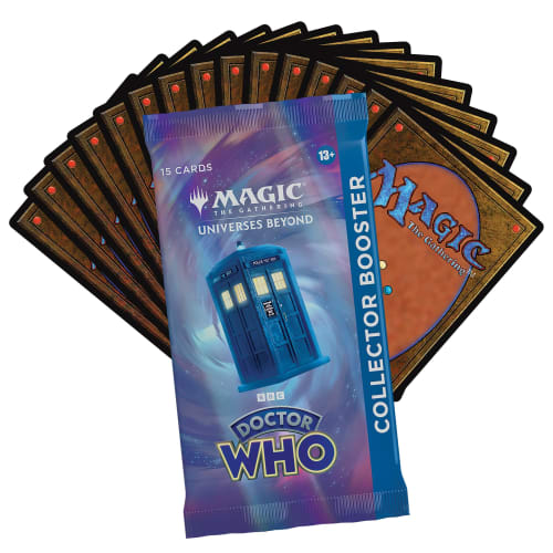 Wizards of the Coast Magic the Gathering Doctor Who Collector Booster (English Version) 12-Pack MTG Trading Card Wizards of the Coast D23620000