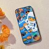Cute Cartoon P-Pocoyos Phone Case For Samsung Galaxy A73,A72,A71,A70,A53,A52,A51,Others Soft Black Cover