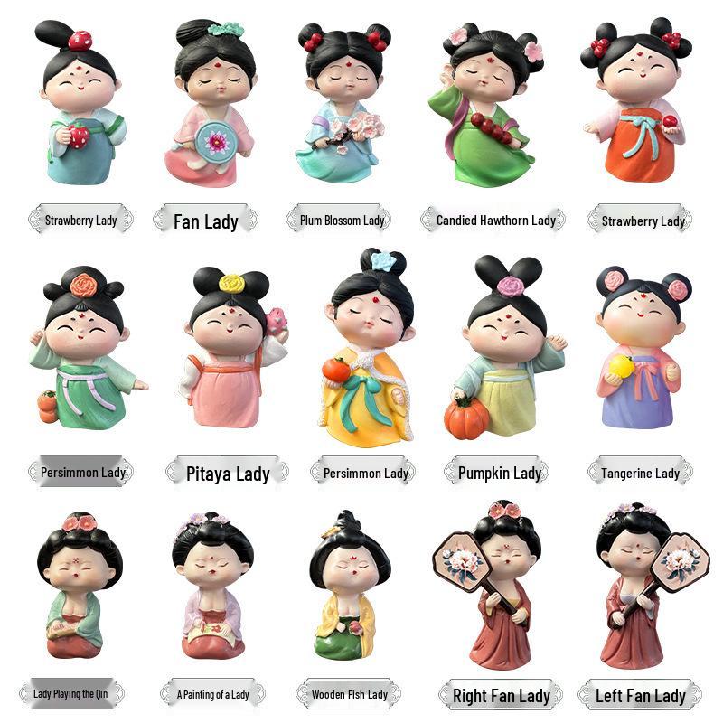 2024 Xi'an Lady Cultural Fridge Magnet – Chinese Style Travel Souvenir