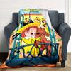 Madeline Friends Flannel Blanket Super Soft Warm Cozy Blanket for Sofa Bed Office Travel All‑Season Home Decor Gift