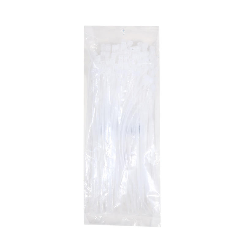100 Pieces/Pack 4x200mm Cable Tie Can Be Released Fixed Bound Disassembled Slip Fastening Loops Nylon Tie