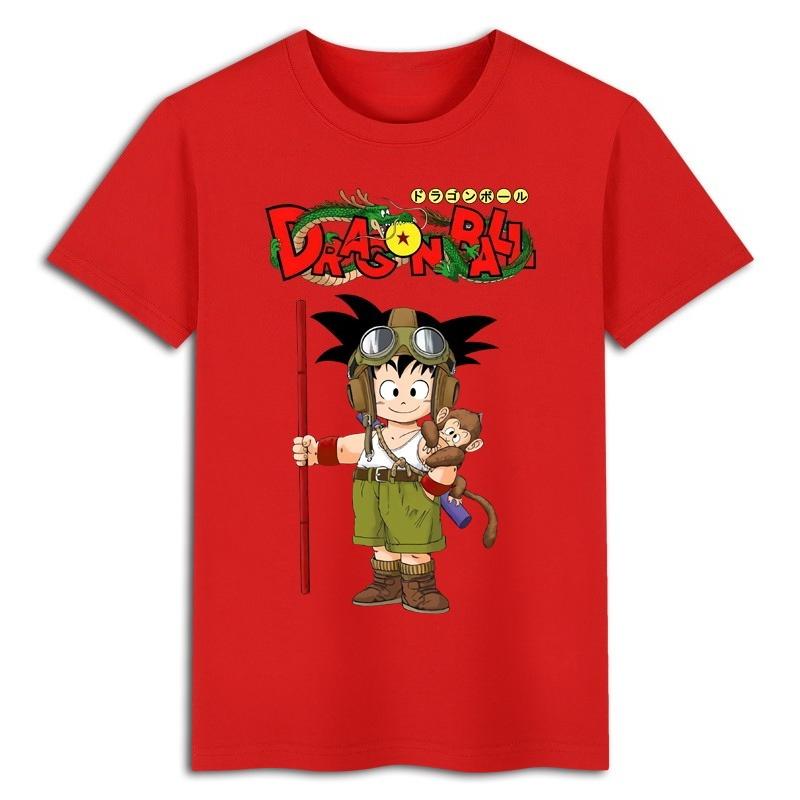 Anime Dragon Ball Son Goku T-Shirt Men Summer Fashion Trend Brand Short Sleeve Casual Tops