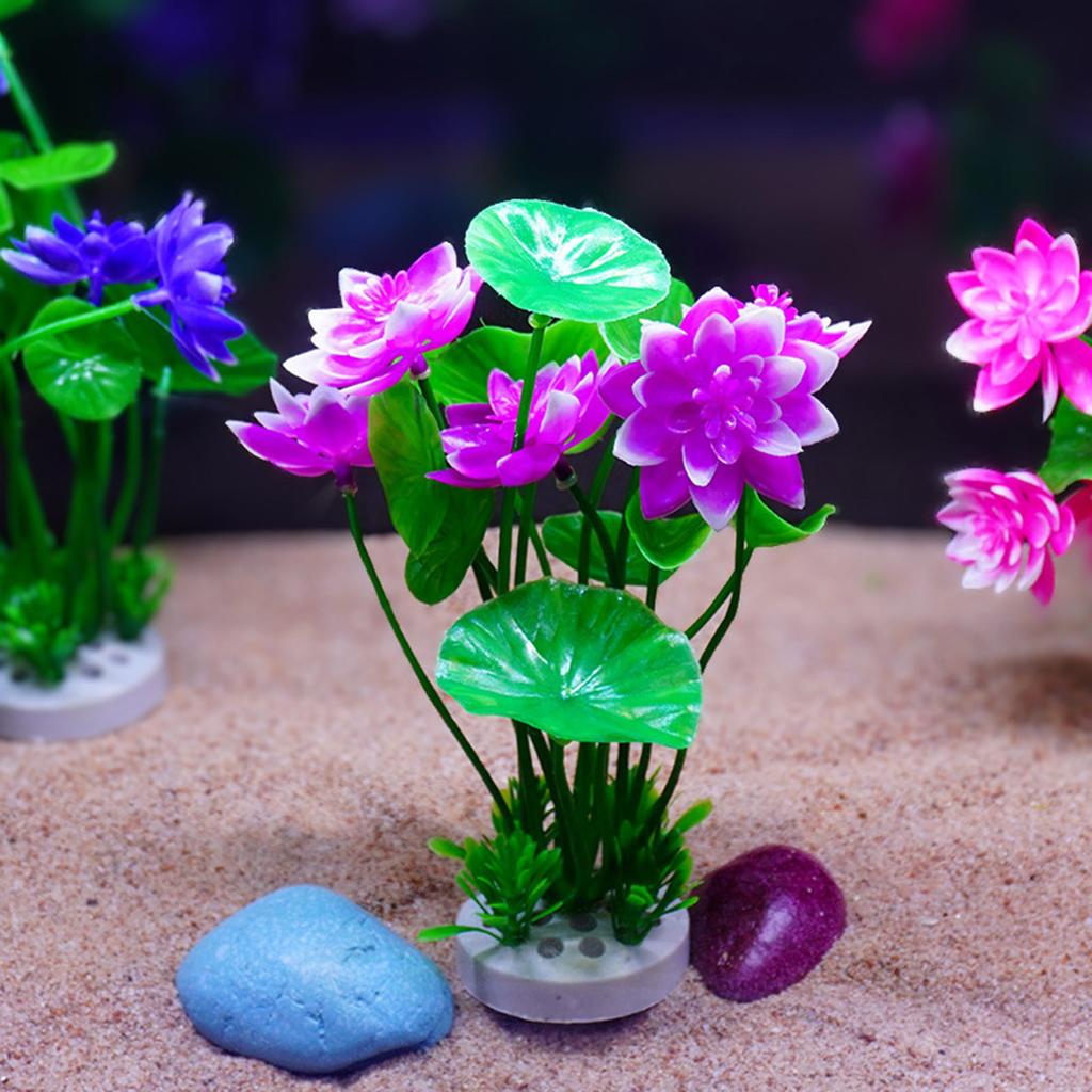 Aquariums Handicrafts Artificial Lotuses Plant Crafts Decorations Fish Tanks Supplies Sea Art Crafts Decorations