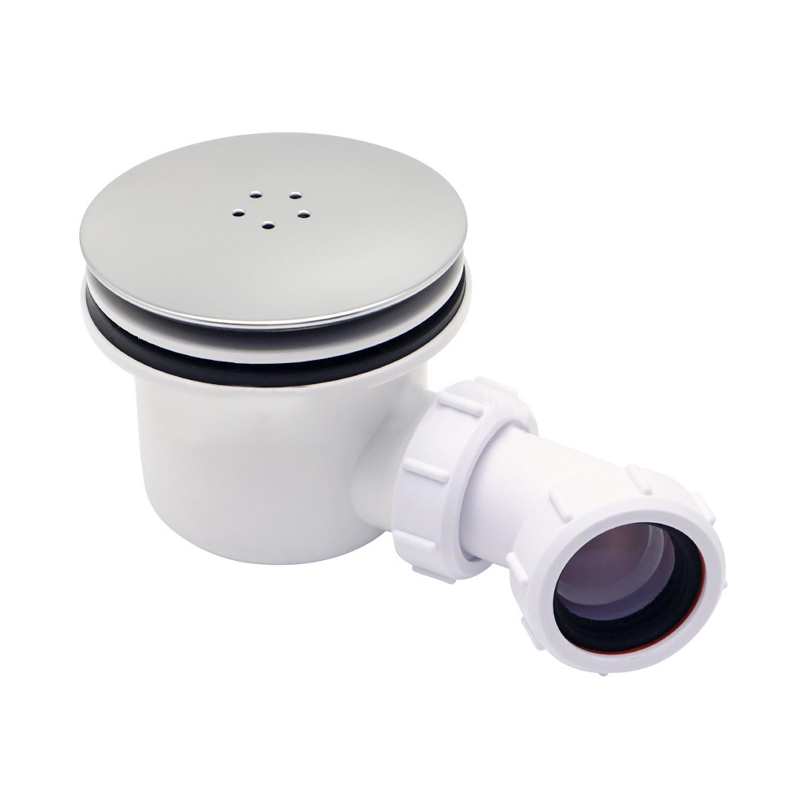 

Long lasting 90mm Metal Shower Tray Waste High Flows Waste Universal Compatibility Easy to Clean Shower Drain Trap