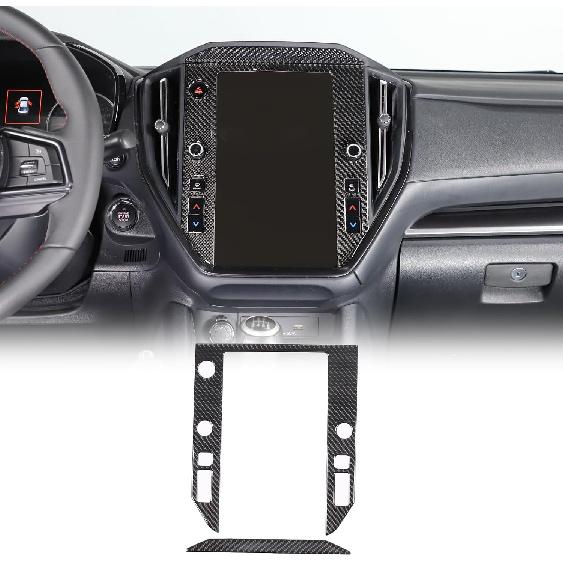 Daeiclru Car Navigation Screen Frame Cover Sticker Compatible with Subaru WRX 2022-2024/Crosstrek 2024 2025, Center Console GPS Screen Navigation чёрный