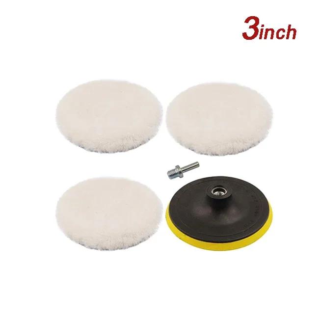 

Универсальный полировальный диск для автомобиля 3/4 дюйма для мягкой шерстяной машинки M10/M14, полировальный станок для полировки кузова автомобиля, аксессуары для чистки