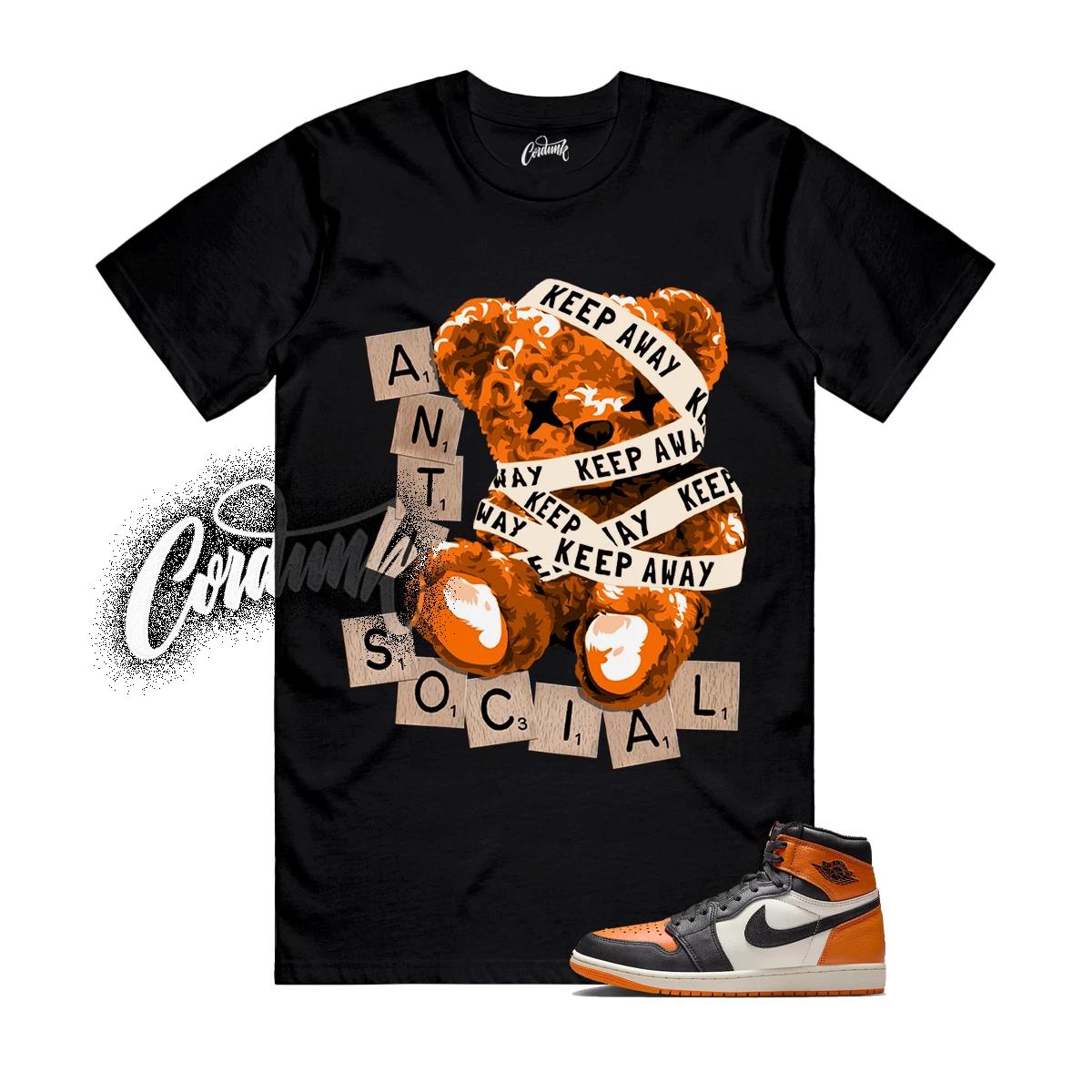 

1 Shattered Backboard Starfish Orange Sail Black T Shirt Match ANTI 3XL