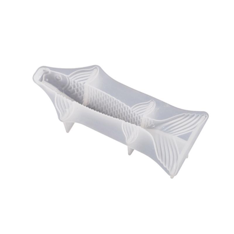 Large Fish Resin Mold Valentines Stereo Silicone Molds Epoxy Casting Mould for Wall Hanging Mount Decor DIY Crafts