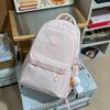 Schoolbag Large capacity class Commuter travel School bag Niche Korean female high school students Versatile simple casual lightweight backpack