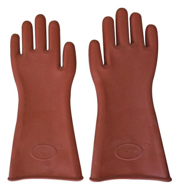 10kV Electrician Anti-Shock Insulating Rubber Gloves for Power Maintenance