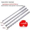 Extended Rotary Hammer Drill Bit for Concrete, Stone, and Brick