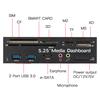 Multi USB 3.0 Hub eSATA Port Internal Card Readerfor SD MS CF TF M2 MMC