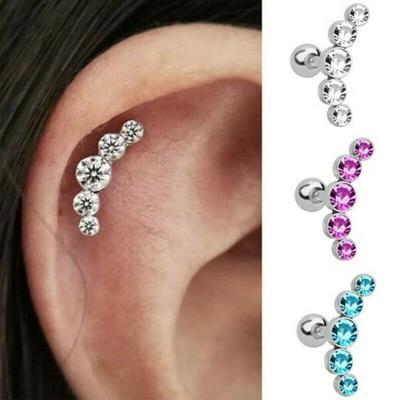 1ks Dámska kamienková chrupavka Helix Tragus Náušnica Piercing Šperky