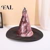 Sparkling Flip Sequin Hat Reversible Witch Hat, Sparkly Glitter Large Wizard Interactive Costume Accessory Halloween Party for Cosplay, Masquerade