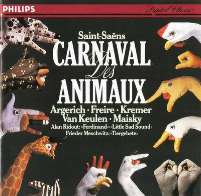 CD CAMILLE SAINT-SA?NS / ALAN RIDOUT / - Carnaval Des Animaux / ?Ferdinand?  4168412 Philips, Philip 1988 Japan Classical Used