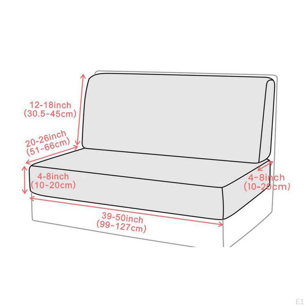 Waterproof Bench Cushion Slipcovers for RV and Travel