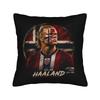 Erling Braut Haaland Norway  Square Pillow Case  Cushion Cover Awesome Decorative Throw Pillow Case Cover for Car Cm
