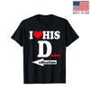 Funny Valentine's Day Couple Matching I Love Design Unisex T-Shirt