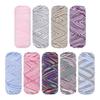 5pcs/pack Multicolor Gradient Yarn Balls, Soft Acrylic Yarn Threads, DIY Hand-Knitted Fashion Sweater, Scarf, Hat Crafting Kit