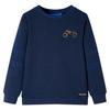 Children's Sweatshirt, Navy Melange, 92