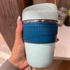 Thermos Caffè da 350ML/480ML Tazza con Cannuccia Acciaio Inossidabile 316 Borracce Sottovuoto Borraccia da Viaggio Tazze per Bevande Istantanee