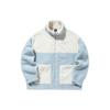 Life Collection Velvet Jackets Women's Light Blue Stand Collar Thickened Straight Fit 162148725-3