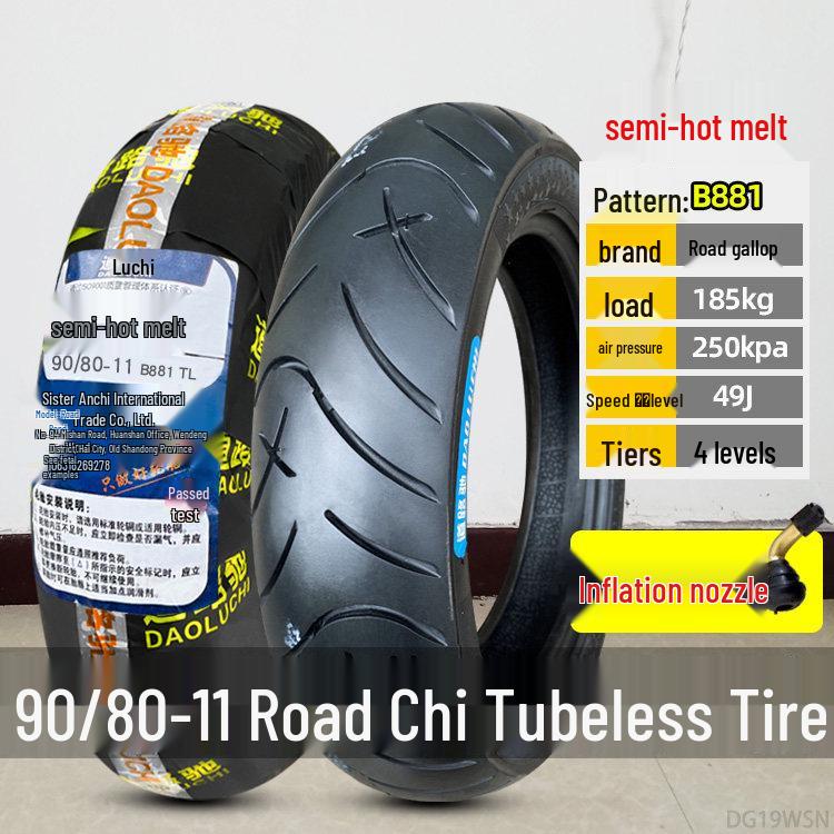 Zhengxin Electric Vehicle & Motorcycle Tire 90/80-11, 110/70-100 Vacuum Tire for Road Riding