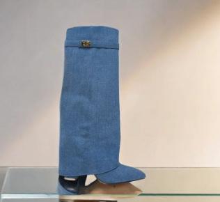 Knee High PU Leather Pull on Boots Fashionable Comfortable Fold Over Knee High Boots for Women Covered Wedge Heel Wide Calf Boot