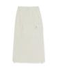 Emelbi Women'S Gorpcore Shirred Cargo Long Skirt Bos (D.Cream)