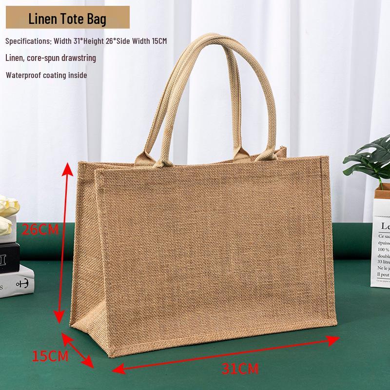 MUJI Linen Canvas Tote: High-End Commuting and DIY Gift Bag