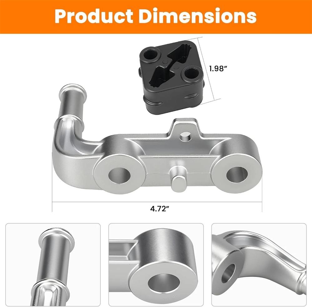 Rear Rear Exhaust Bracket Isolator Set For 2019-2025 Ram 1500 68395841AA