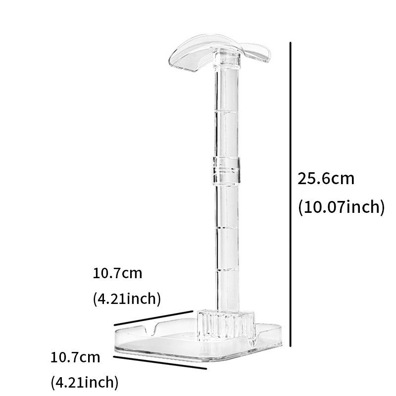 

Gaming Headphone Stand Desk Headset Holder E-Sports Earphone Display Rack Internet Cafe Storage Stand Gamer Headphone Organizer прозрачный