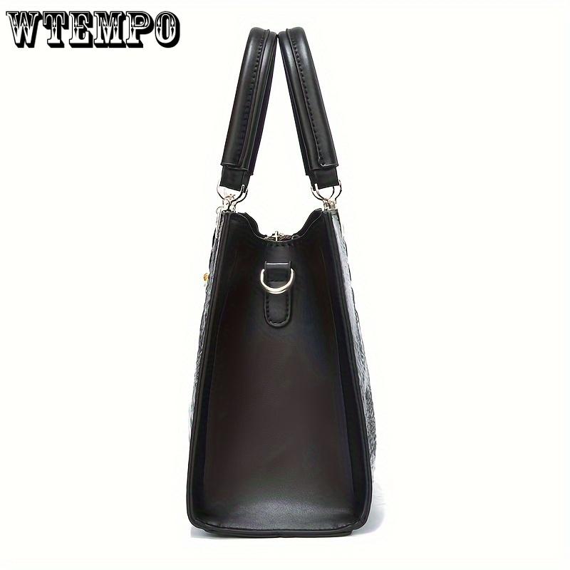 New Handbag With Crocodile Pattern, High Quality And Large Capacity Gift For Mom Crossbody Handbag Tote Bag