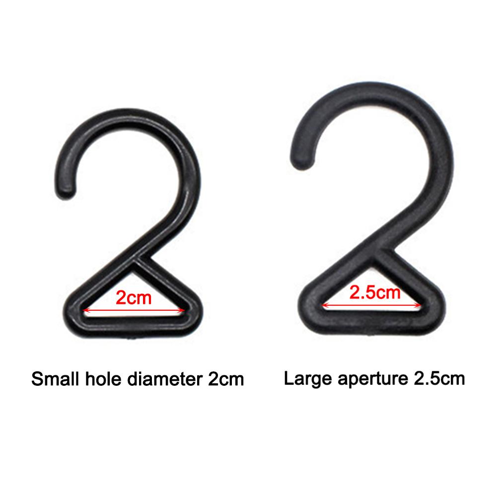 10Pcs Camping Storage Hook Z-Shaped Clothing Organizer Hook Multi-Purpose DIY Hiking Camping Supplies