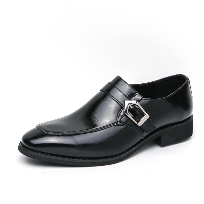 2024 Plus Size Men s Slip-on Loafers - Spring/Autumn British & Korean Style Wedding Shoes 46 чёрный