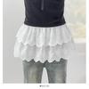 2026 Spring Ruffle High Waist A-Line Layered Crochet Embroidered Skirt for Women