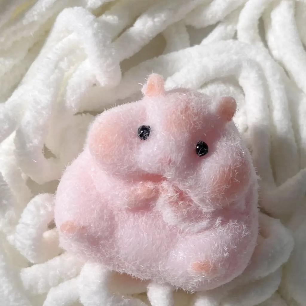 Hamster Taba Squishy Silikon Flauschig Niedlicher Hamster Tier Squishy Spielzeug hi Spielzeug Getigert Anti Stress Abbau Hand Entspannung Geschenk