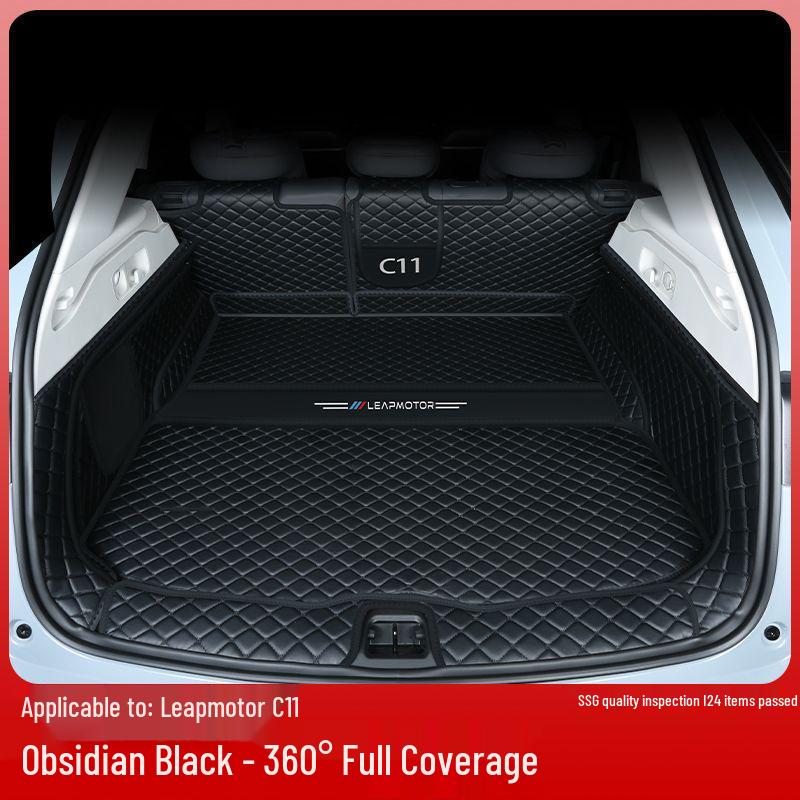 Compatible Leapmotor C11 Trunk Mat - Surround Design, Wear-Resistant, Fits 26 Models