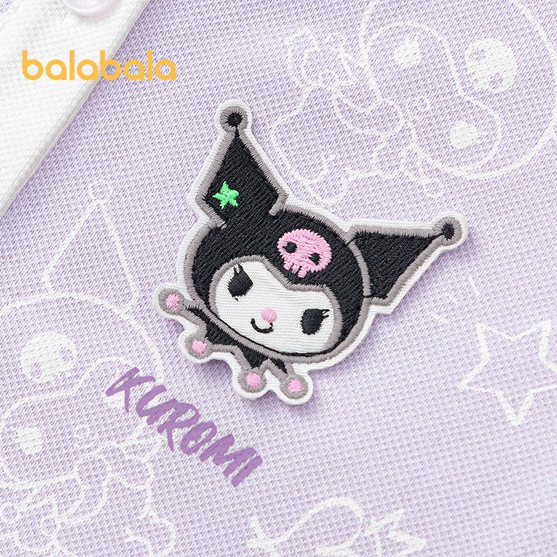 Balabala Girls' Sanrio IP Short-Sleeved T-shirt