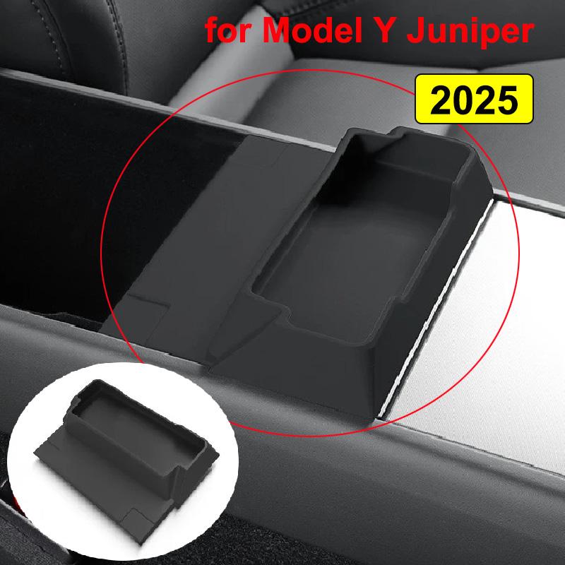 for Tesla New Model Y Juniper 2025+ Launch Car Glasses Tray Center Console Armrest Storage Box Organizer Interior Accessories